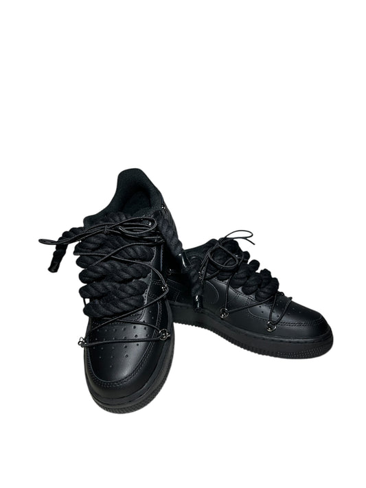 Nike AirForce 1 ROPE X  Spesh Laces Black