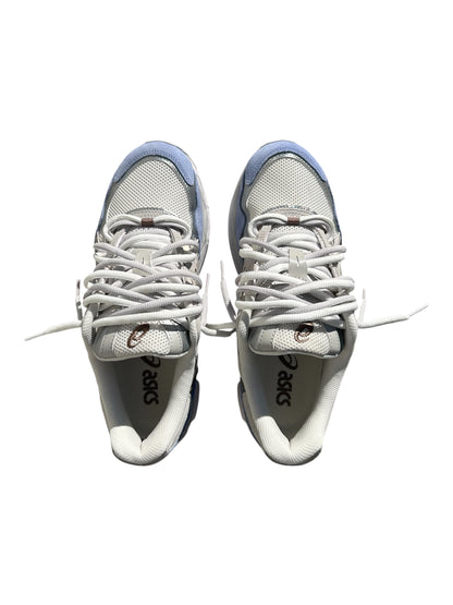 ASICS GEL NYC CREME/ CLOUD GREY BLUE X DOUBLE LACES